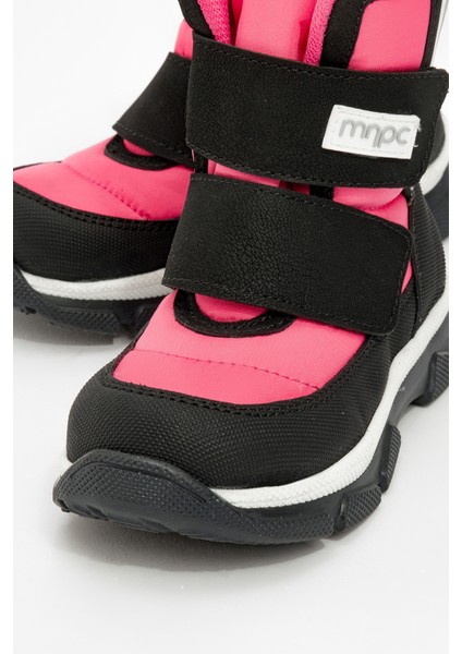 Kız Çocuk Siyah-Fuşya Su Geçirmez Anatomik Günlük Bot