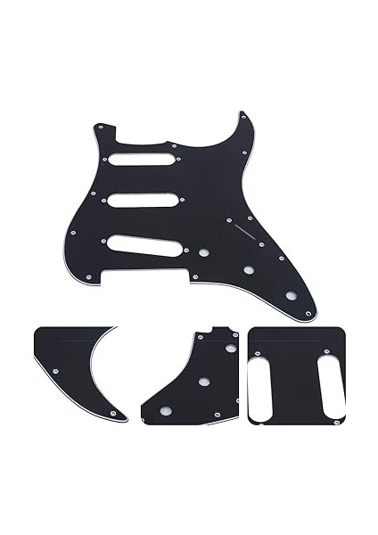 Pickup Küçük Elektro Gitar Parçaları, St Çift Raylı 11K Direnç, Beyaz Siyah Ray, Elektro Gitar Pickup Accories, Müzik Aleti Parçaları fiyatları