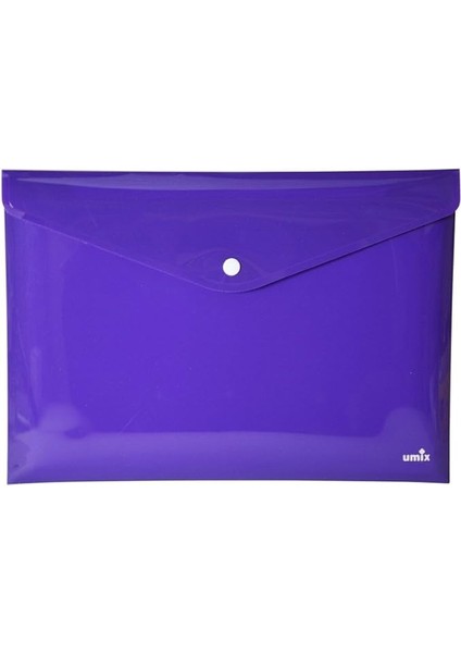 Çıtçıtlı Dosya A4 Neon Mor