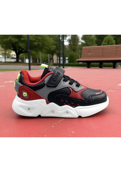 Cool Valery-Ptk 26/30 Çocuk Işıklı Taban Cırtlı Sneaker Spor Ayakkabı