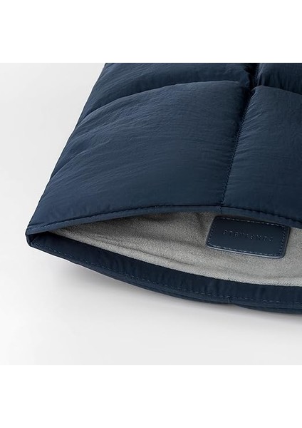 Kabarık Dizüstü Bilgisayar Kılıfı 13 Inç 14 Inç, Kapitone Puffer Taşıma Çantası, MacBook Air M2 M1 ile Uyumlu Yastık Kılıfı, MacBook Pro 13 Inç 14 Inç, Koyu Mavi modelleri