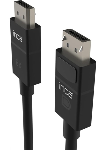 Idpd-30 Displayport To Displayport 8k (7680 x 4320) @60 Hz Kablo 2m - Siyah, Tüm Displayport Cihazlarla Uyumlu, Yüksek Yenileme Hızı,net ve Pürüzsüz Görüntü modelleri