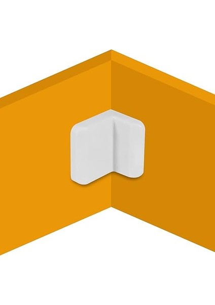 Mobilya Dolap Askı Elemanı Montaj Bağlantı Sabitleme Demiri Beyaz (5 Adet) fırsatları