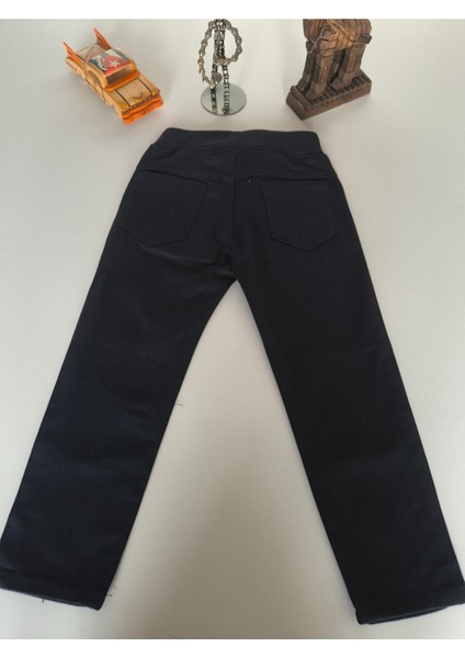 Çocuk Kanvas Okul Pantolonu Siyah Lacivert Bej