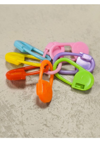 15 adet ılmek ışaretleyici,ilmek ayırıcı,örgü ışaretleyici,plastik ığne.çatal ığne