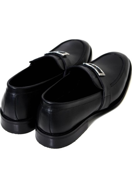 Kemer Tokalı Loafer Siyah Ayakkabı modelleri