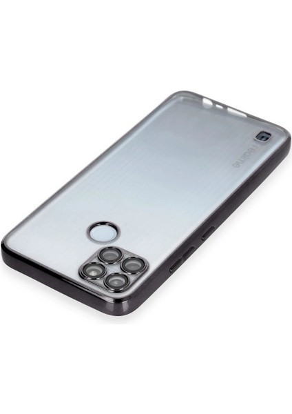 Realme C25Y Kılıf Lensli Silikon - SIYAH-(5796) - N589J908-M80589 modelleri