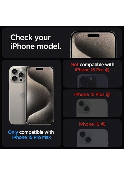 iPhone 15 Pro Max Cam Ekran Koruyucu Kolay Kurulum Glas.tr Ez Fit Slim Hd (1 Adet) - AGL06878 fiyatları