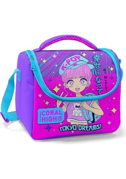 Mor Pembe K-Pop Kız Çocuk Beslenme Çantası fiyatları