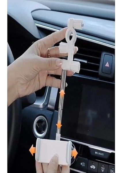 Araba Dikiz Aynasına Takılan Akrobat Telefon Tutucu Siyah fiyatları