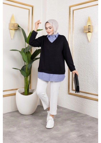 Kadın Gömlek Detaylı Modal Kumaş Tunik modelleri