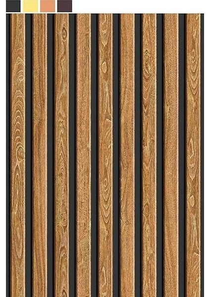 Home Zümrüt Exclusıve 7610 Lambiri Panel Ahşap Duvar Çıtası Desenli Duvar Kağıdı 5,30 M² fiyatları