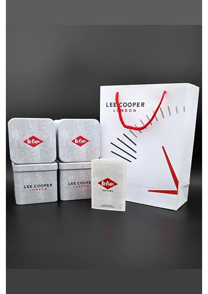 Orijinal Lee Cooper Fonksiyonları Aktif Takvimli Gold Gümüş Sarı Beyaz Çelik Kadın Kol Saati modelleri
