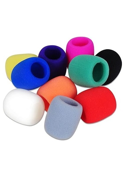 Mikrofon Rüzgarlığı - Standart Kulaklıklar Için 12 Çeşitli Köpük Mikrofon fırsatları