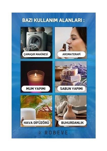 Robeve Uçucu Yağ Esansiyel Yağ Uçucu Koku Yağı Buhurdanlık Yağı Hava Nemlendiriciler Için Uçucu Yağı Difüzör Esansı Aromaterapi Yağı Hava Nemlendirici 10 ml (10ML, Amber)