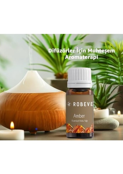 Robeve Uçucu Yağ Esansiyel Yağ Uçucu Koku Yağı Buhurdanlık Yağı Hava Nemlendiriciler Için Uçucu Yağı Difüzör Esansı Aromaterapi Yağı Hava Nemlendirici 10 ml (10ML, Amber) fiyatları