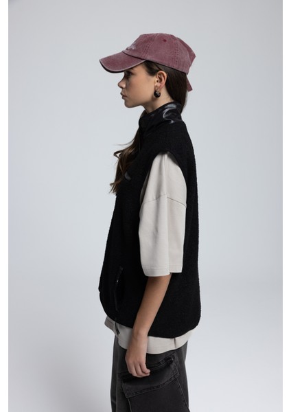 Alberg Siyah Salaş Teddy Yelek fırsatları