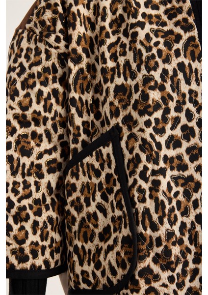 Leopar Sırtı Yıldız Varklı Ceket fırsatları
