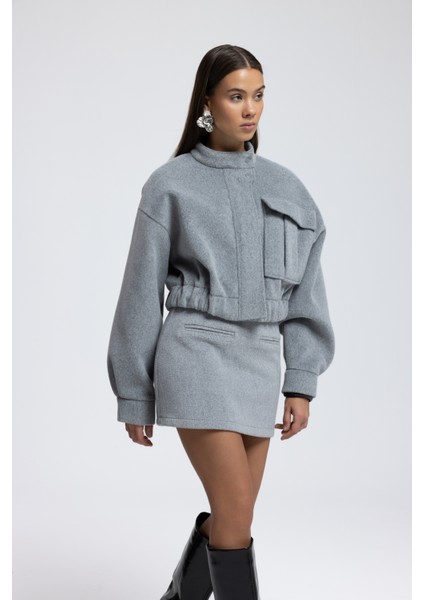 Tenby Füme Crop Ceket-Etek Takım fırsatları