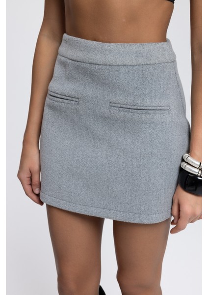 Tenby Füme Crop Ceket-Etek Takım