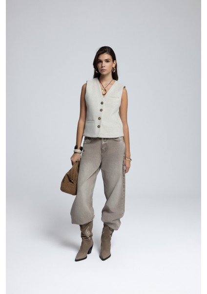 Pace Bej Kısa Yelek fiyatları