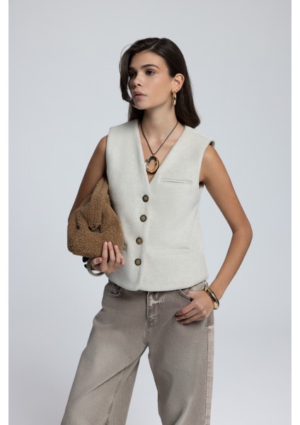 Pace Bej Kısa Yelek modelleri