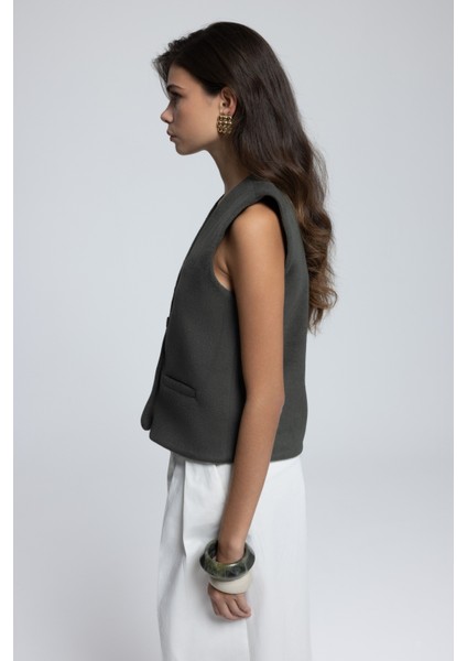 Pace Petrol Mavisi Kısa Yelek