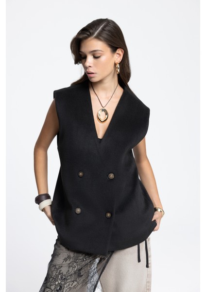 Notte Siyah Salaş Hırka