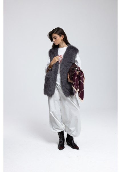 Plush Antrasit Yelek fiyatları