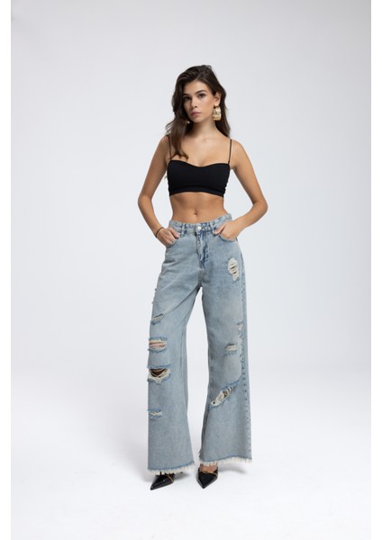 Laswell Buz Mavi Jean Pantolon modelleri