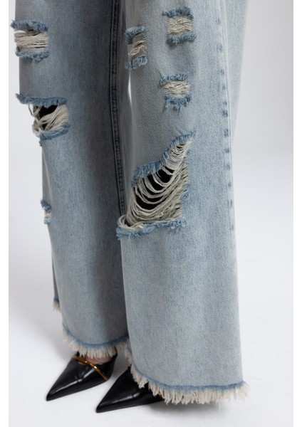 Laswell Buz Mavi Jean Pantolon