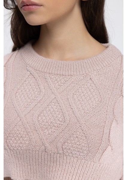 Mohan Soft Pembe Crop Kazak