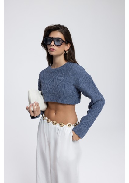 Mohan Indigo Crop Kazak modelleri