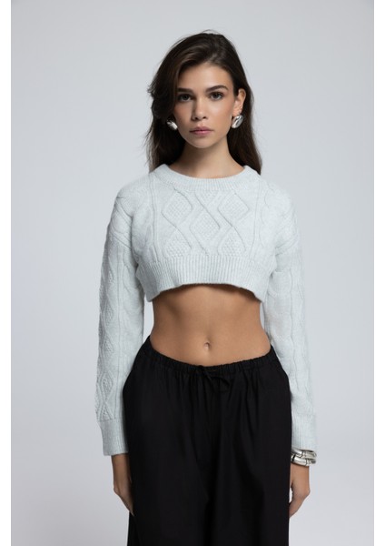 Mohan Gri Crop Kazak indirimleri