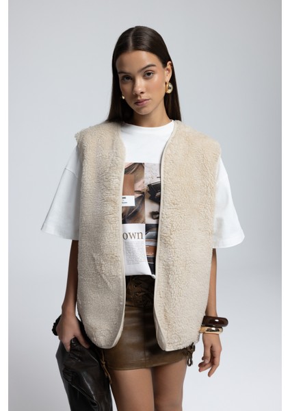 Harlow Bej Teddy Yelek fiyatları