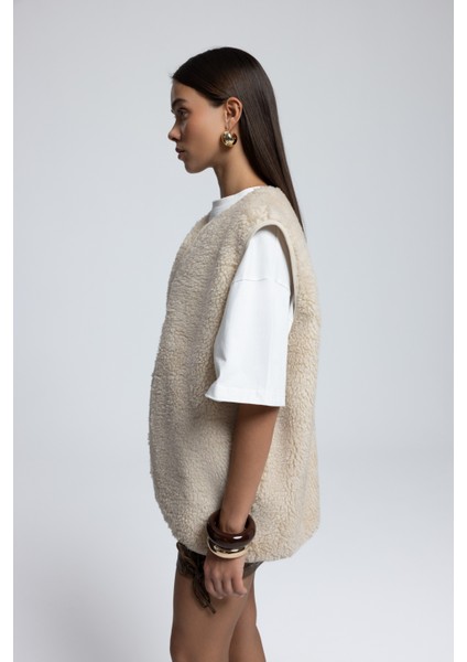 Harlow Bej Teddy Yelek fırsatları