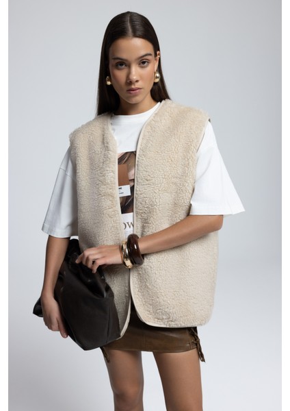 Harlow Bej Teddy Yelek