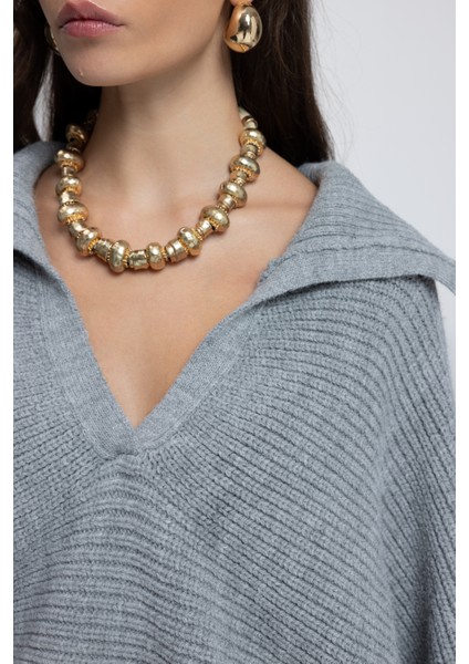 Livia Füme Yakalı Kazak