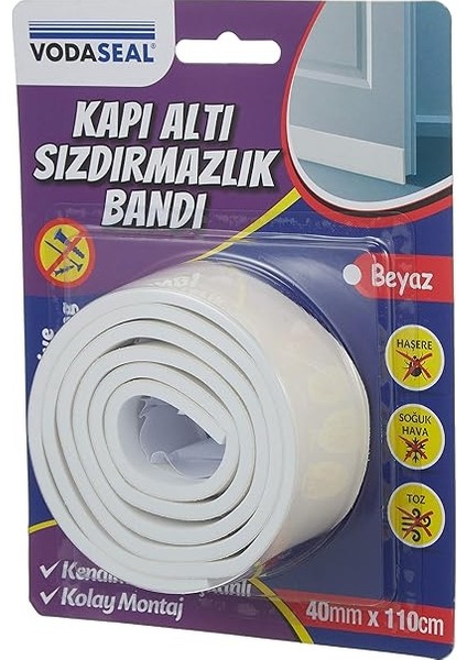 Kapı Altı Sızdırmazlık Bandı 40MMX110CM, Beyaz modelleri