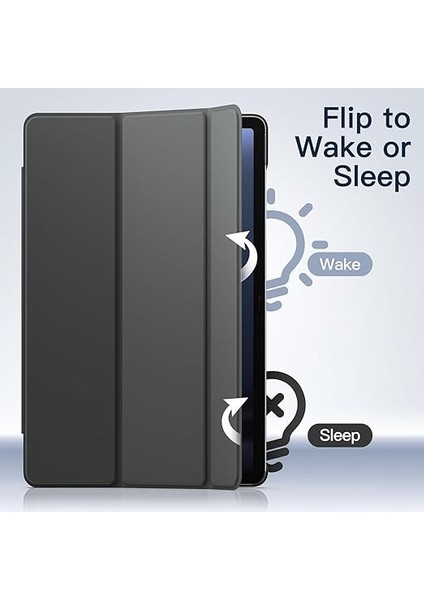 Galaxy Tab S9 Fe Uyumlu Kılıf - Tam Uyumlu, Hassas Kesimli, Otomatik Uyanma/uyuma (Siyah, Galaxy Tab S9 Fe) fırsatları