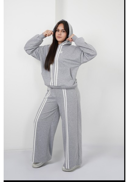 Kız Çocuk Cizgi Kapşonlu Takım modelleri