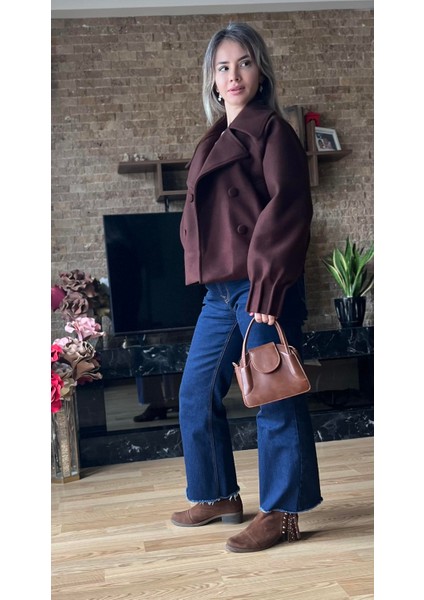 Premium Kalite Kadın Kısa Kaşe Kaban | Trend Oversize Muadil Model fırsatları