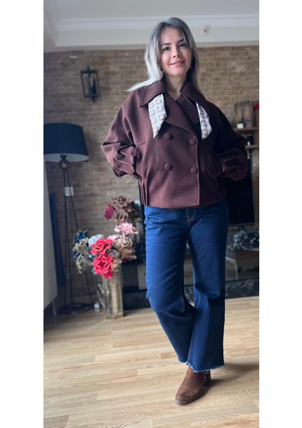Premium Kalite Kadın Kısa Kaşe Kaban | Trend Oversize Muadil Model