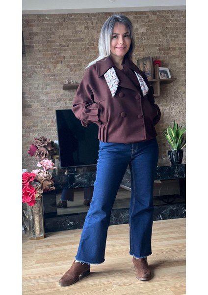 Premium Kalite Kadın Kısa Kaşe Kaban | Trend Oversize Muadil Model