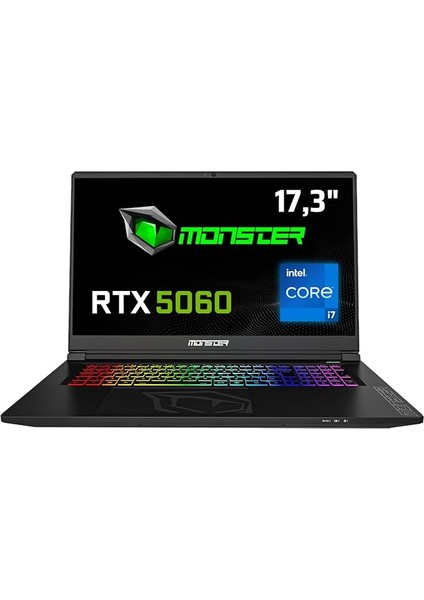 Tulpar T7 V26.2.2 Intel Core I7 13620H 32 GB Ram 1 Tb SSD 8 GB Rtx 5060 Freedos 17,3" Fhd 144 Hz Oyun Bilgisayarı