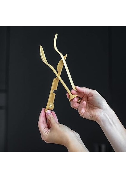 Çatal Kaşık Bıçak Seti - Kahverengi fiyatları