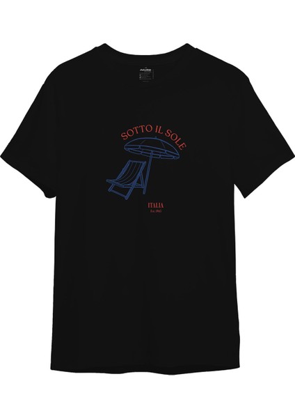 Sotto Il Sole Tişört - Siyah