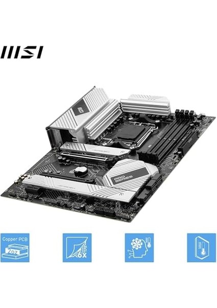 Msı Pro B650-A Wıfı Am5 Ddr5 7600MHZ(OC) HDMI Dp 3x M.2 USB 20 Gbps 2.5g Lan Wı-Fı 6e Atx fiyatları