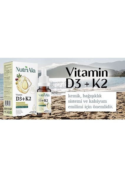 Vitamin D3 & K2 – 20 ml Damla Form fiyatları