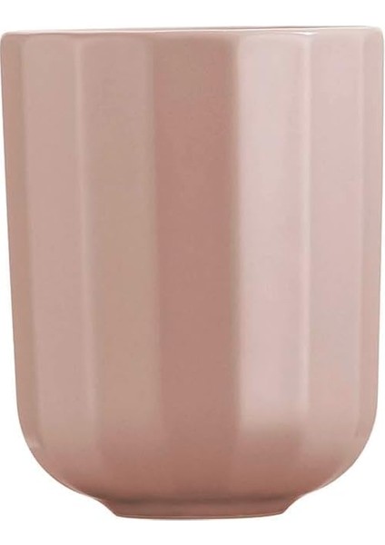 Bevel Tek Kişilik Kulpsuz Mug 450 cc Mat Pembe